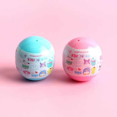 Sanrio Characters Round Figurine Blind Capsule