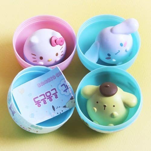 Sanrio Characters Round Figurine Blind Capsule