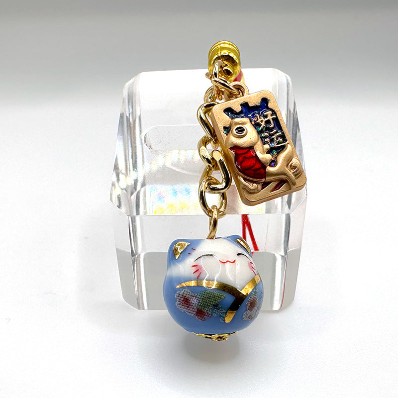 Maneki Neko Lucky Cat Hanging Charm