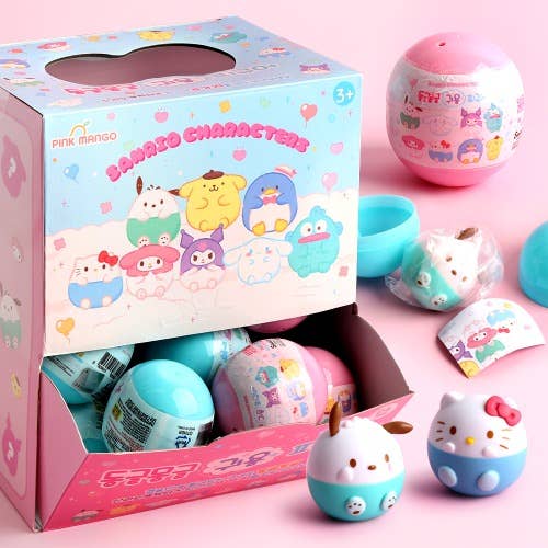Sanrio Characters Round Figurine Blind Capsule