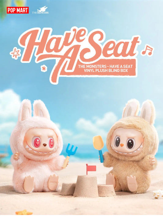 The Monsters - Have A Seat Vinyl Face Plush Blind Box